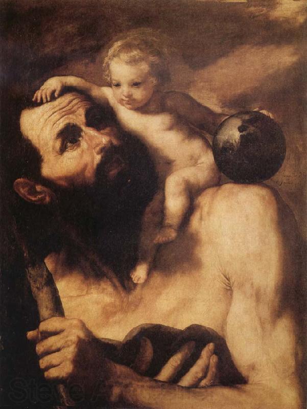 Jusepe de Ribera St Christopher Spain oil painting art